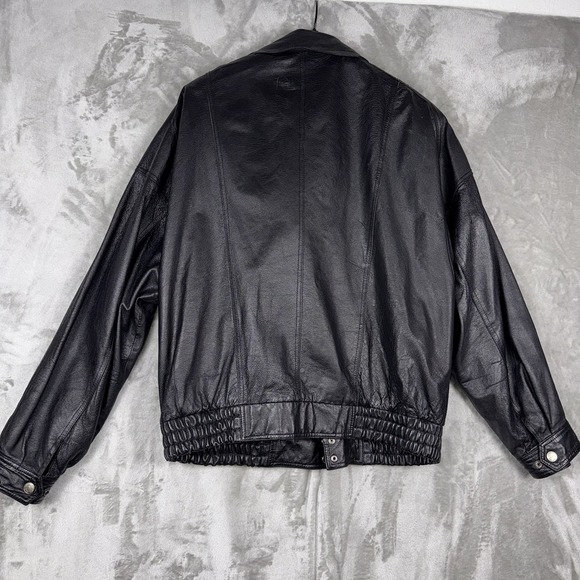 Wilsons Leather Experts Men's XLT Thinsulate 3M Heavy Zip Jacket Black‎ VTG - Picture 15 of 15